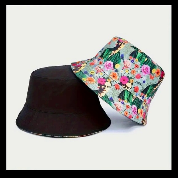 Frida Kahlo Inspired Reversible Bucket Hat - Picture 6 of 13